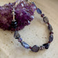 Rhodisa Bracelet - Iolite and Czech Crystal