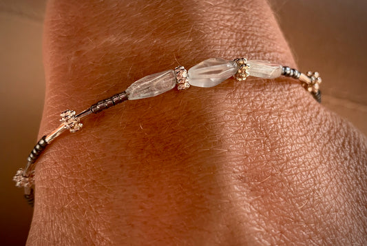 Aquamarine Trio Bracelet