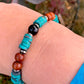 Etuna Bracelet - Onyx, Turquoise, and Teak