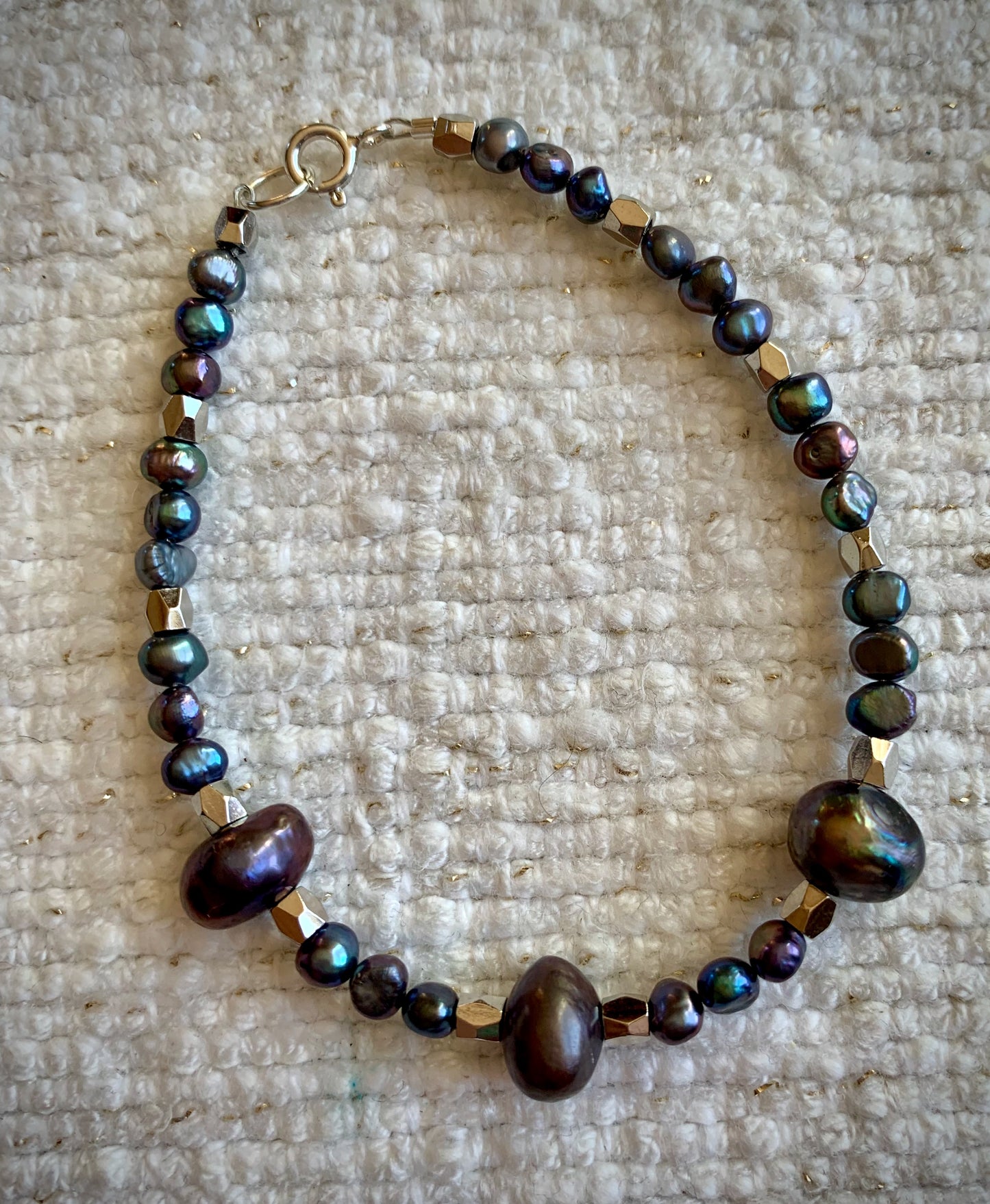 Chocolate Pearl Bracelet