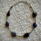 Iolite and Jade Bracelet