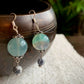 Paz Earrings - Fluorite and Sodalite