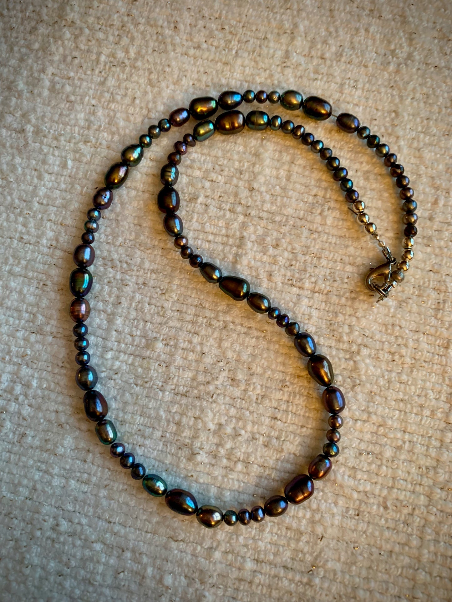 Peacock Pearl Necklace