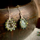 Vida Earrings - Aquamarine and Aqua Lustre Hematite Drop