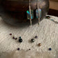 Abalone and Moonstone Silver Wrap Earrings